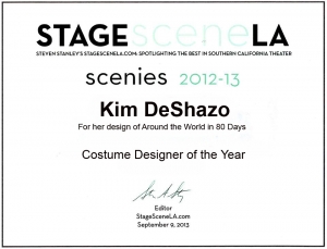 Scenies 2013, Best Costume Designer